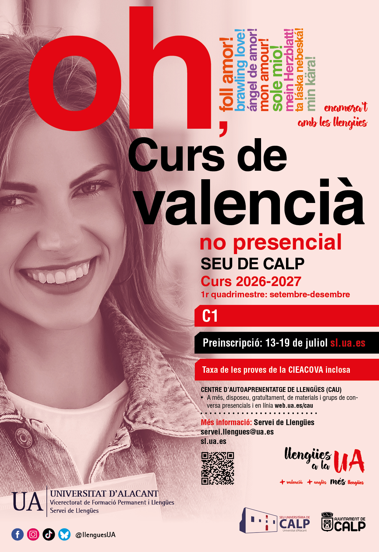 Curso de Valenciano nivel C1 - Primer Cuatrimestre 2026/2027