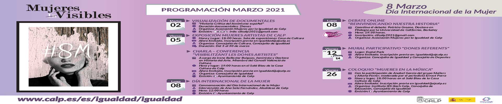 8M 2021 - Día Internacional de la Mujer