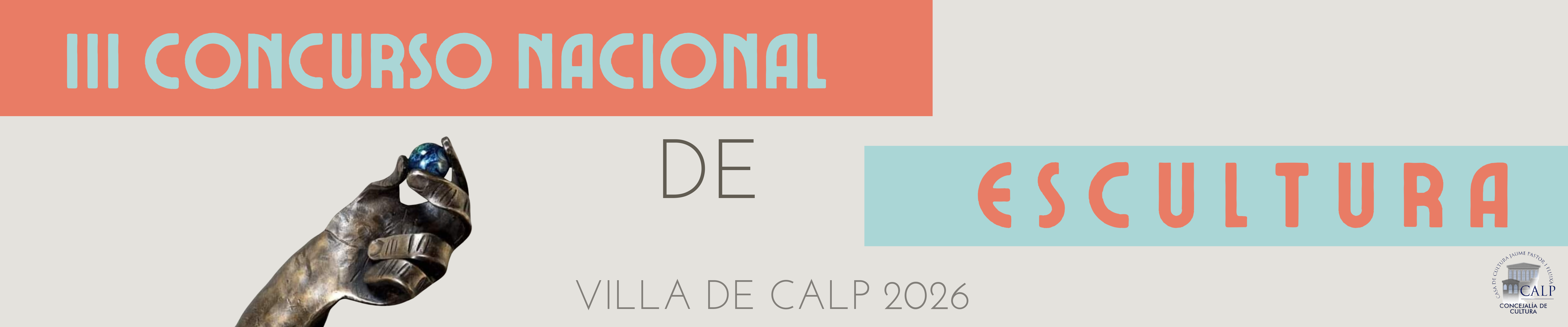 III CONCURSO NACIONAL DE ESCULTURA "VILLA DE CALP" 2026